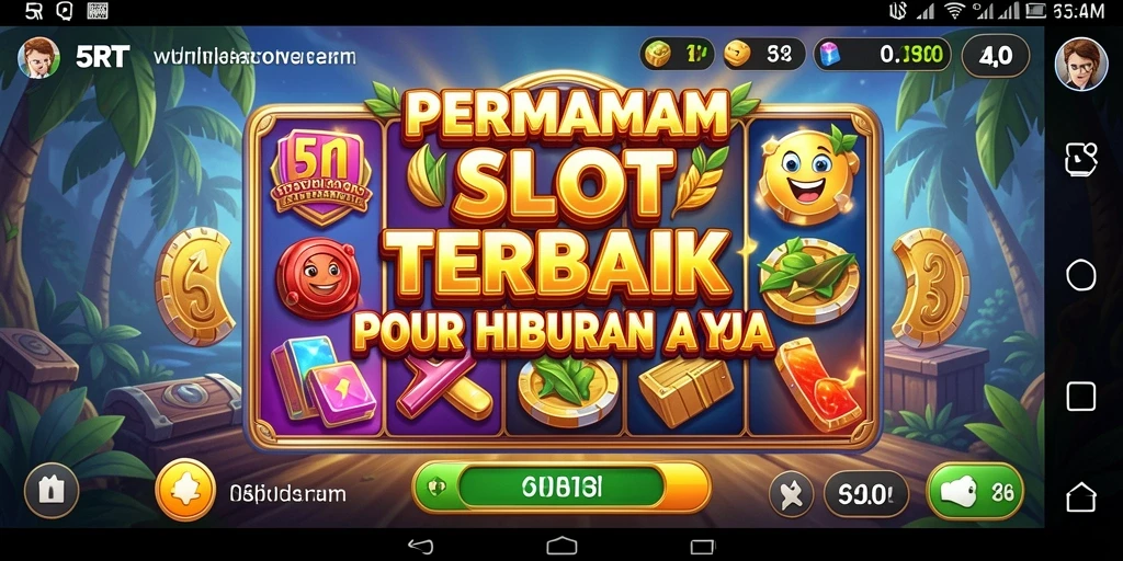 Tampilan menarik dari gameplay Slot 5RT yang seru.