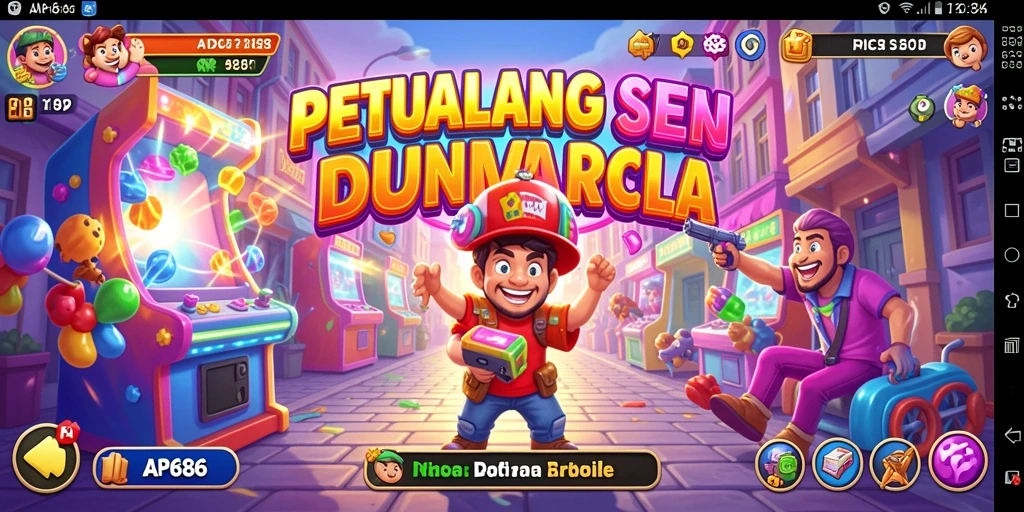 Tampilan gameplay seru dan penuh aksi dari AP686.