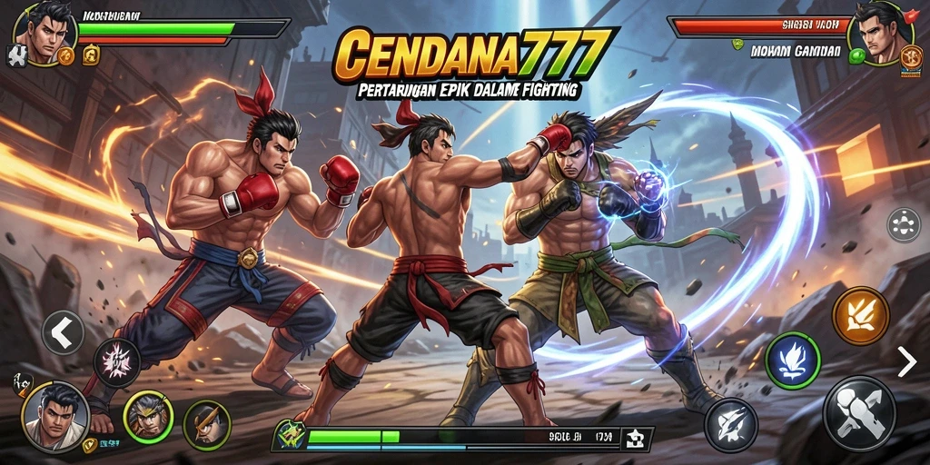 Tampilan seru gameplay CENDANA777 dalam pertarungan yang menegangkan.