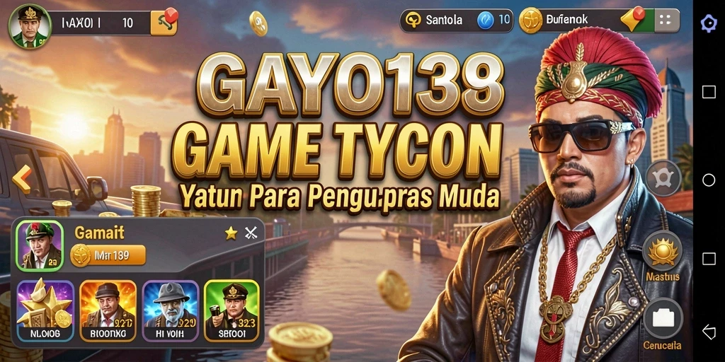 Tampilan gameplay GAYO138 dengan elemen bisnis yang menarik.
