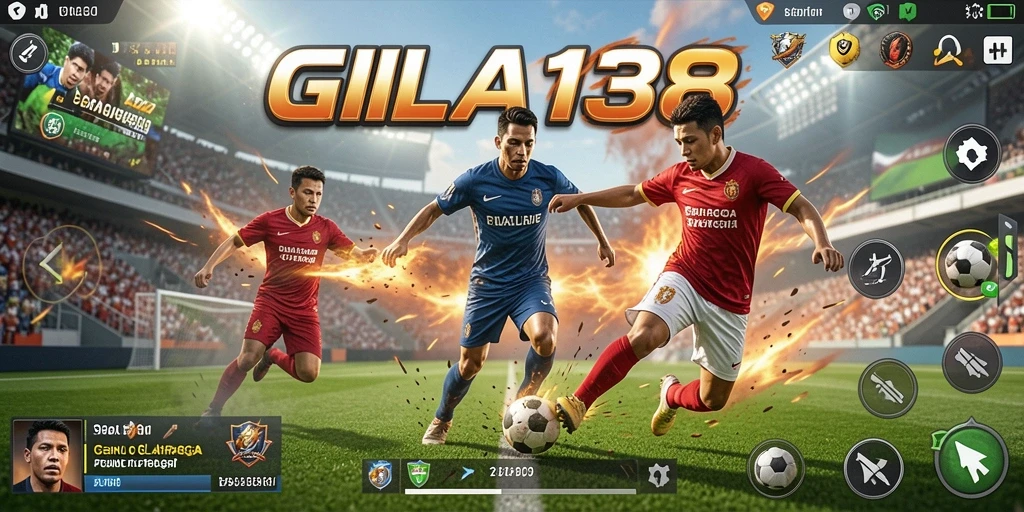 Screenshot gameplay GILA138 yang menampilkan aksi olahraga yang mendebarkan.