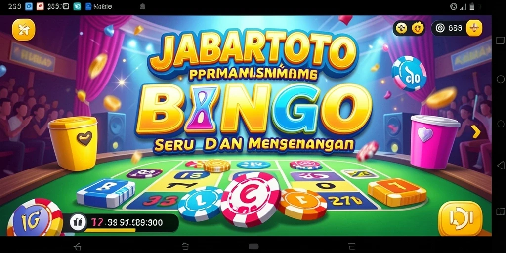 Screenshot dari JABARTOTO menampilkan permainan Bingo yang seru.