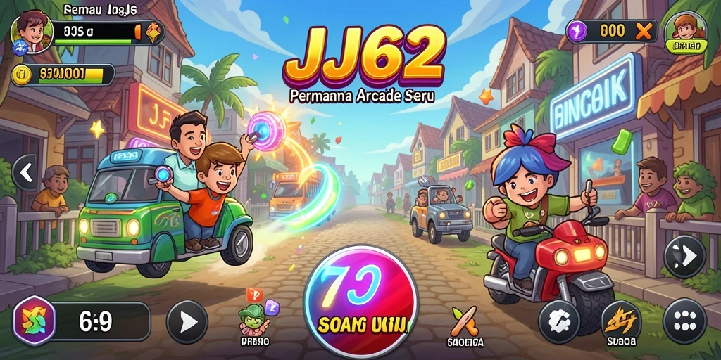 Screenshot gameplay JJ62 menunjukkan aksi seru dan tantangan menarik.