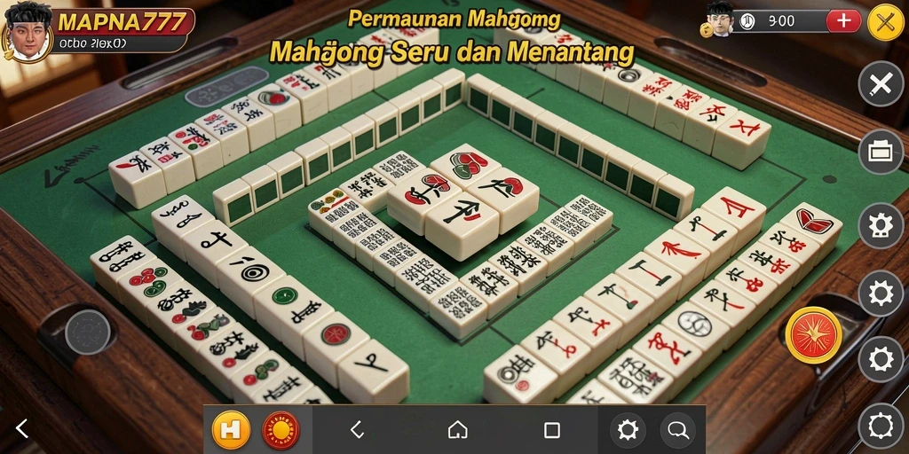 Gameplay seru Mahjong di MAPNA777 dengan grafis menawan.
