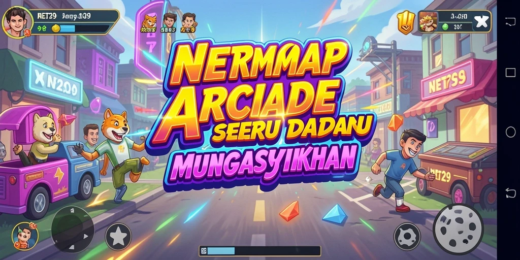 Screenshot NET29 yang menunjukkan gameplay Arcade yang seru dan menantang.