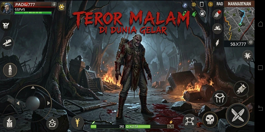 Gameplay menyeramkan di dunia PADI777 yang gelap.