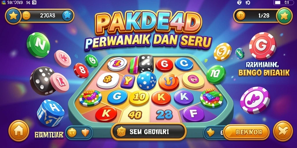 Tampilan gameplay Bingo yang seru dan interaktif di PAKDE4D.