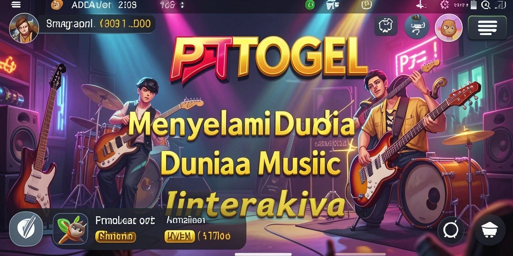 Tampilan gameplay interaktif PTTOGEL yang penuh warna