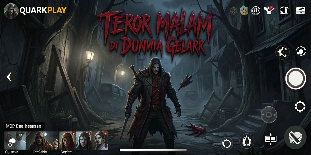 Tampilan menakutkan dari gameplay QUARKPLAY yang penuh ketegangan.