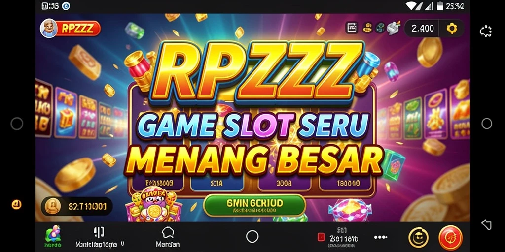Screenshot utama RPZZZ menampilkan gameplay Slot yang seru dan menarik.
