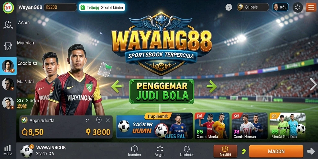 Tangkapan layar permainan taruhan Sportsbook yang menarik di WAYANG88.