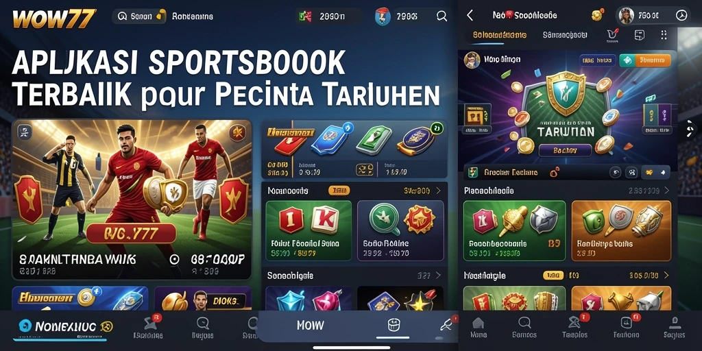 Screenshot utama WOW77 menunjukkan antarmuka taruhan yang menarik dan mudah dinavigasi.