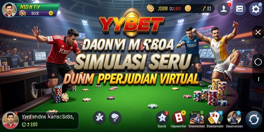 Screenshot YYBET menampilkan gameplay penuh aksi dalam simulasi perjudian.